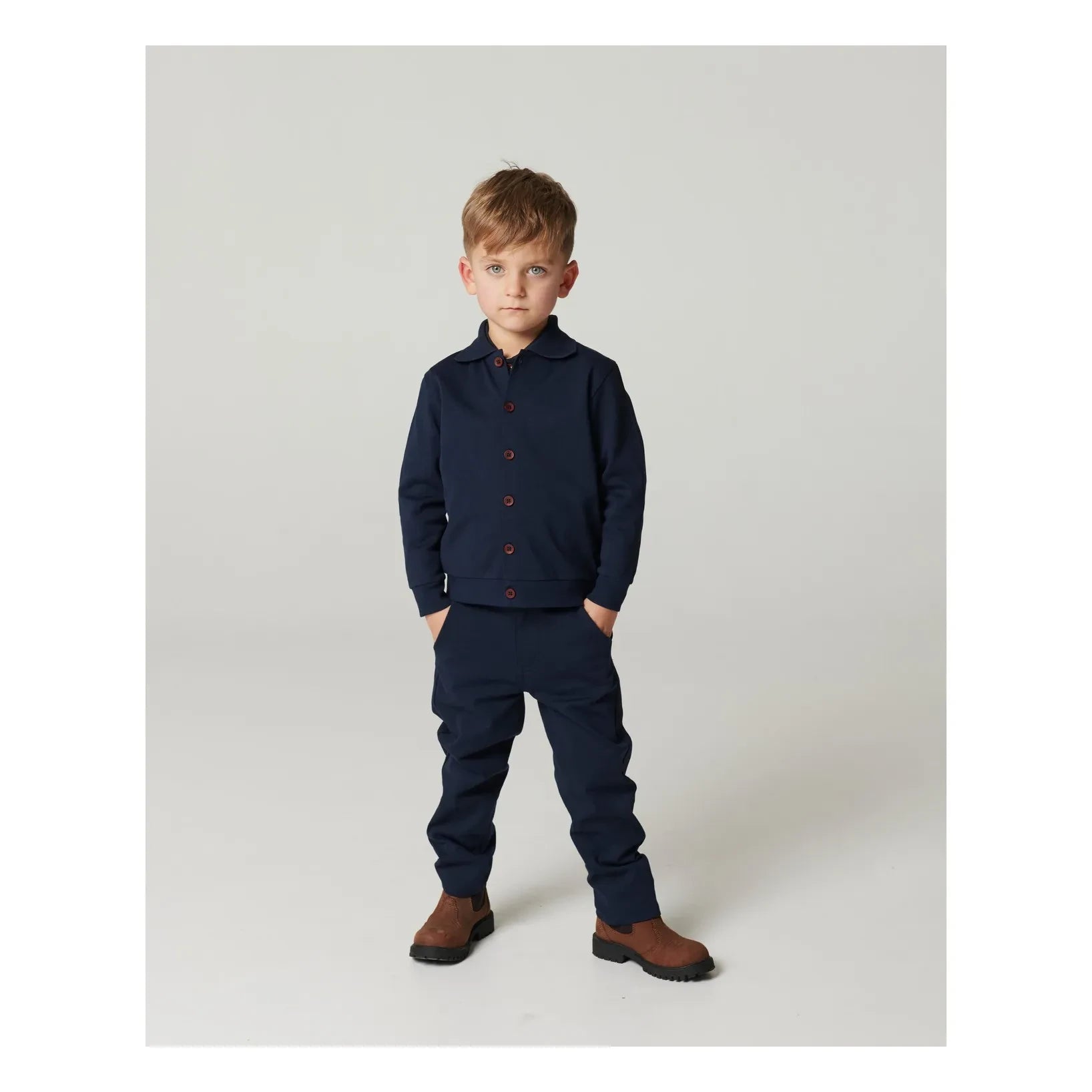 Copenhagen Colors - Esnek Organik Pamuk Chino Pantolon | Lacivert