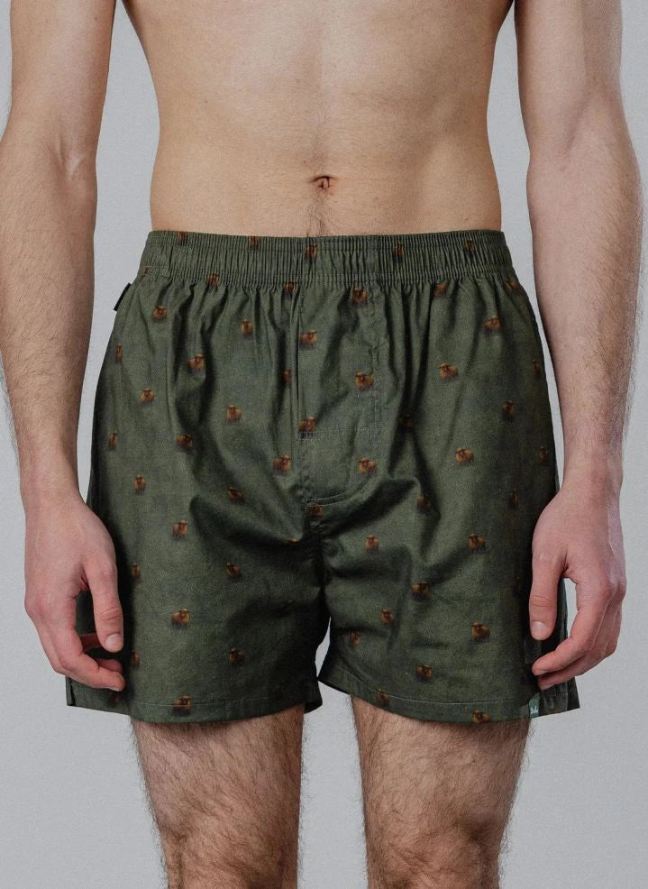 Pockies - Boxer corto de oveja | Verde