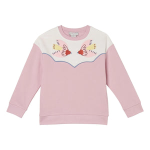 Stella McCartney Kids - Sudadera con estampado de pájaros | Lila