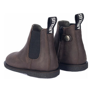 Angulus - Chelsea Boots mit Schnürsenkeln | Braun