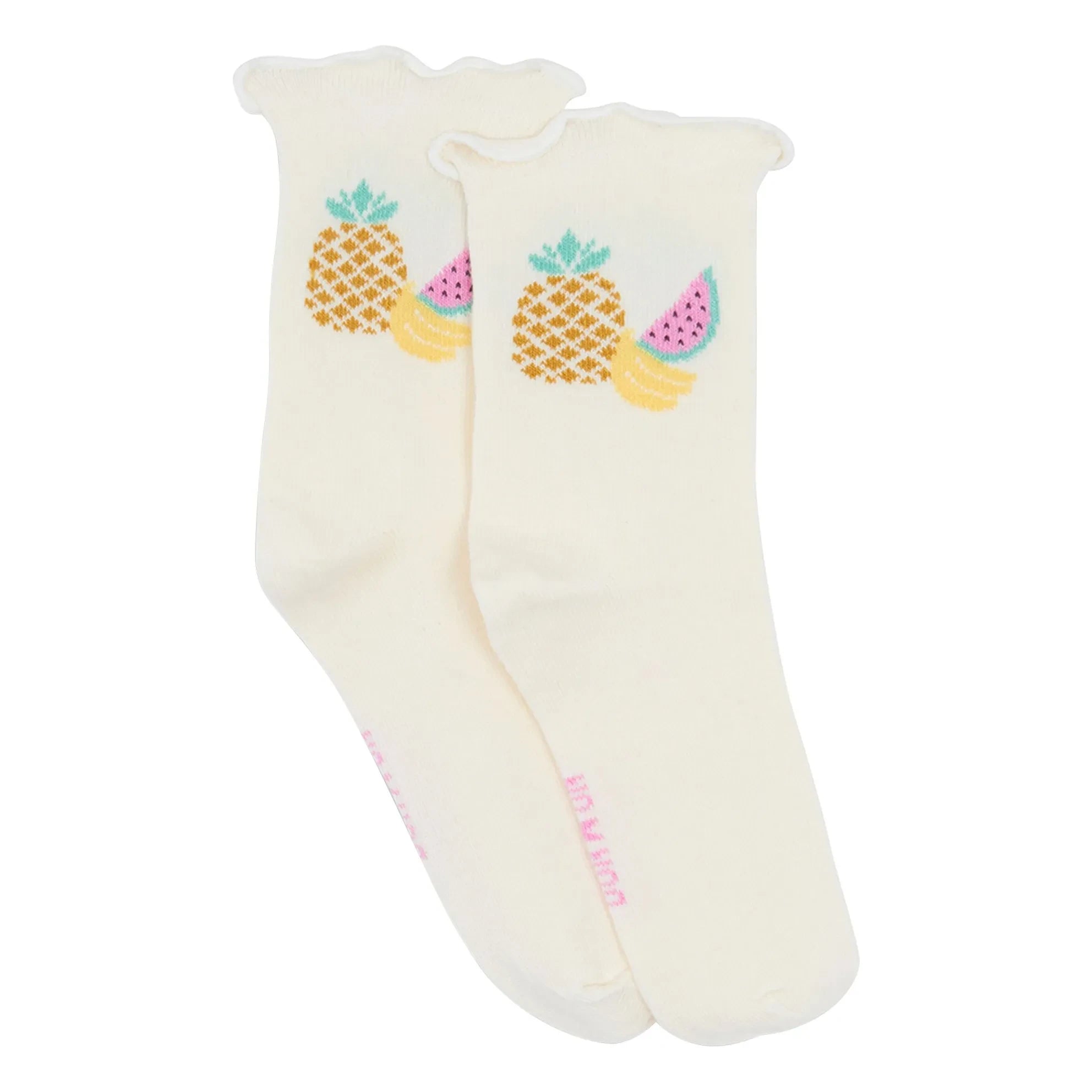 Bonton - Coco Fruits Çorap | Ecru