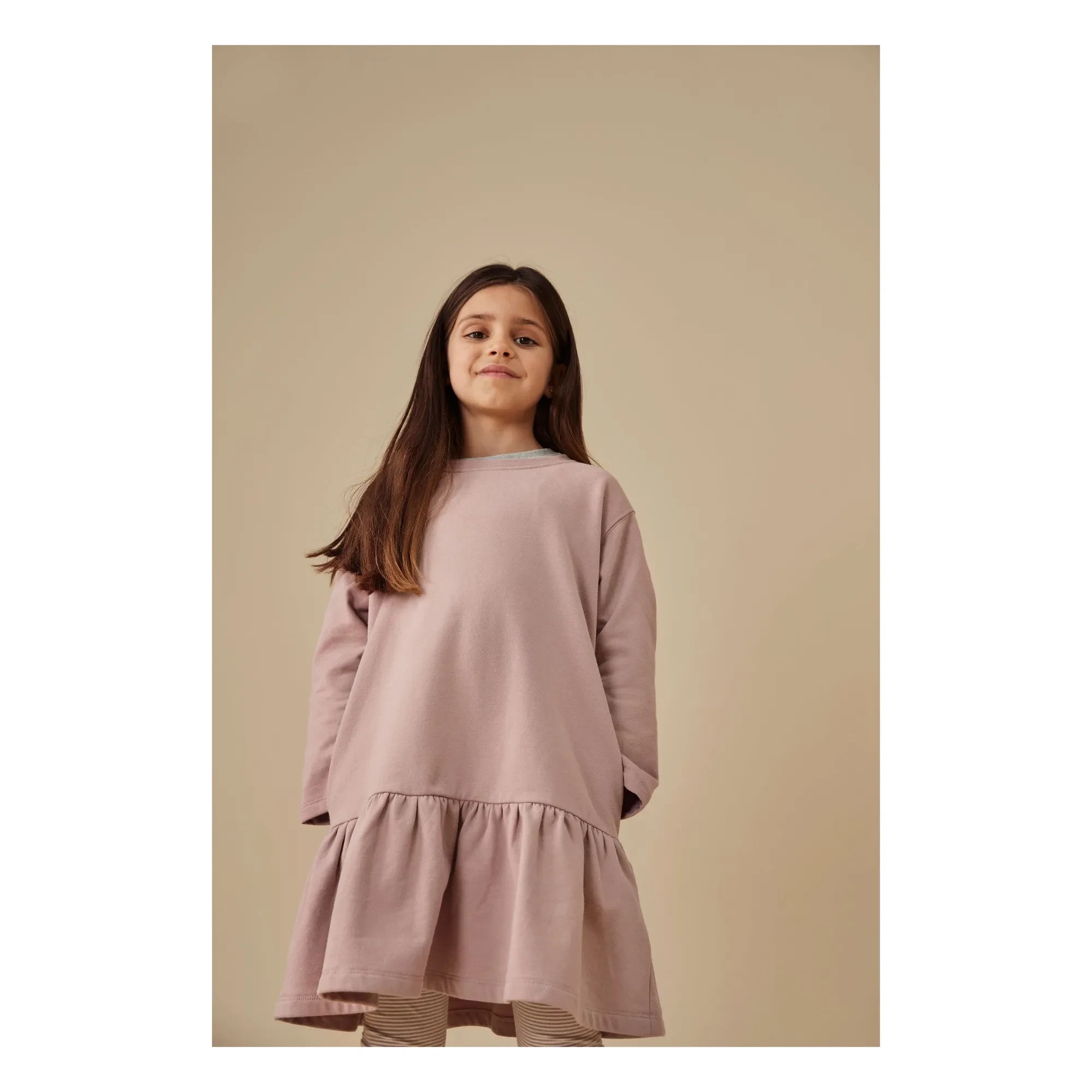 Gray Label - Organik pamuk elbise | Mauve
