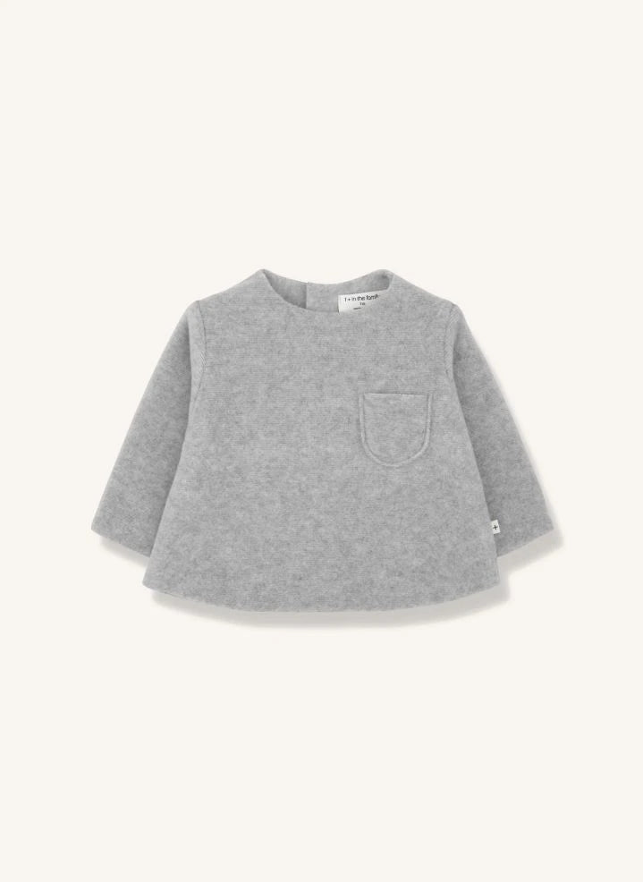 1+ in the family - Alex Bambu Pullover | Hellgrau