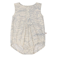 Bonpoint - Nico Landscape Organic Cotton Romper | Ecru