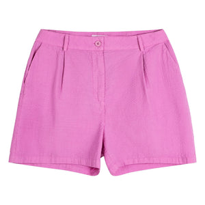Bobo Choses - Lila Baumwoll-Seersucker Plissierter Short
