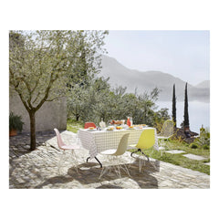 Vitra - DSR Plastic Chair - White Epoxy Frame - Charles & Ray Eames | Lemon Yellow