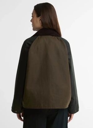 Barbour - Yağlı Patchwork Pamuk "Transport" Ceket | Lacivert