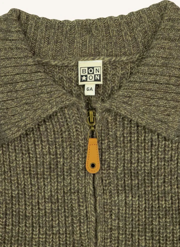 Bonton - Pimpon chaleco | Caqui