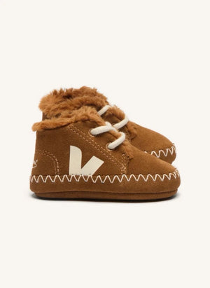 Veja - Baby Winter Light ZZ Süet Sneakers - Veja x Bonpoint | Kahverengi