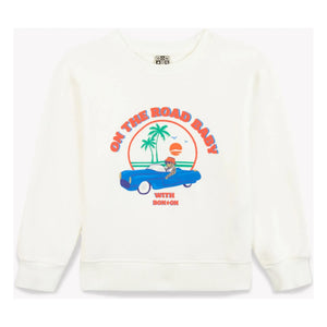 Bonton - Sudadera con Felpa 'Smile On The Road' | Crudo