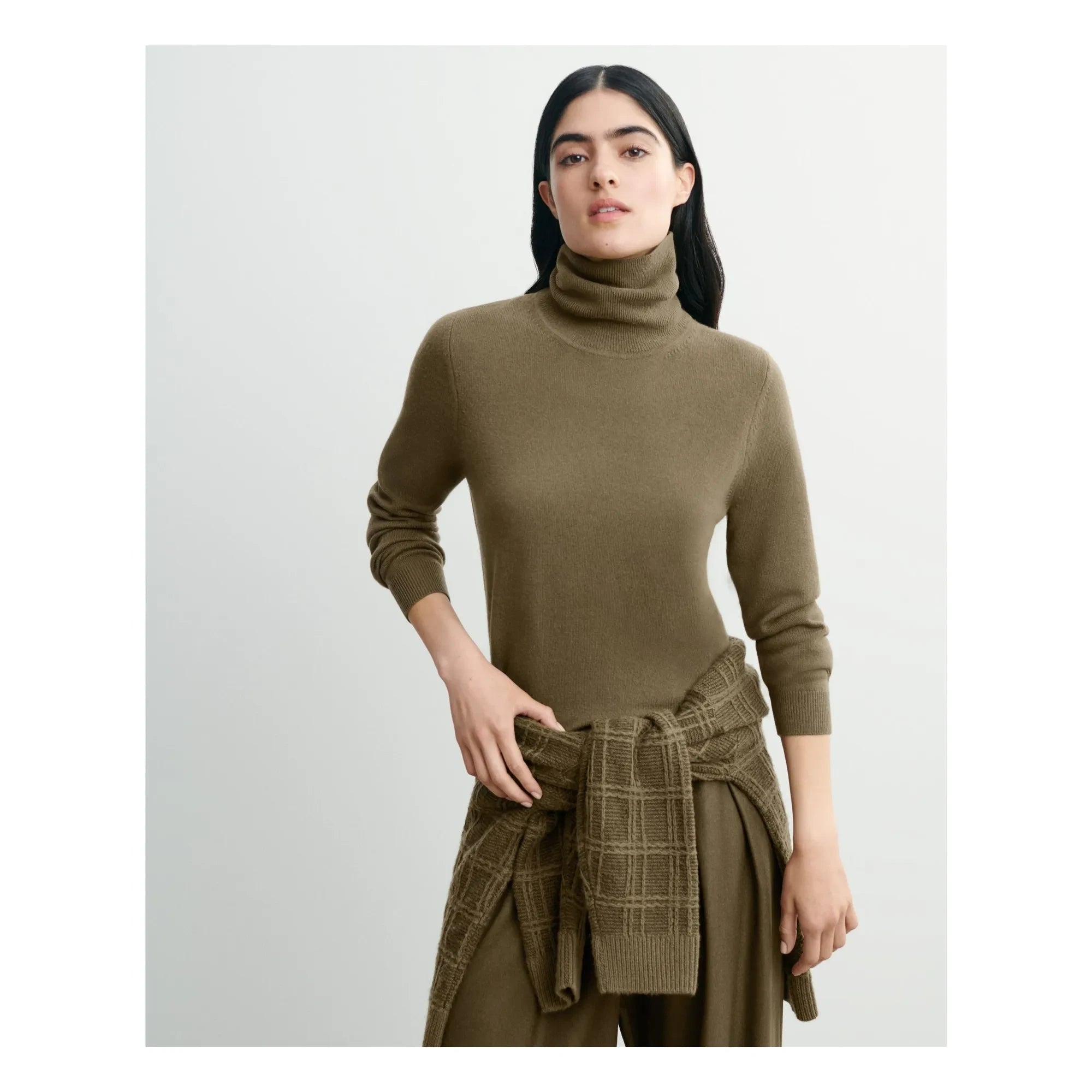 Bompard - Klasik Kaşmir Balıkçı Yaka Kazak | Bej