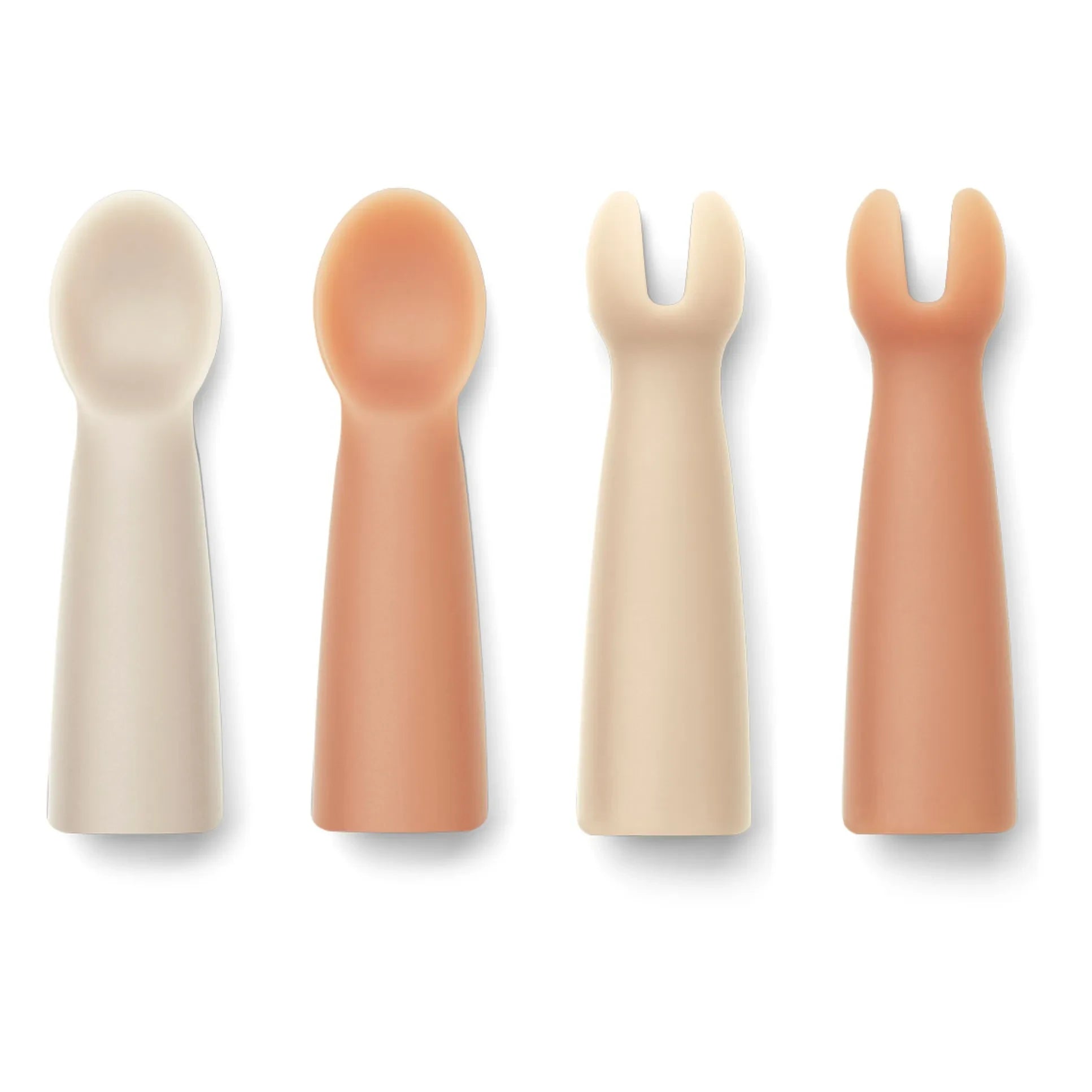 Liewood - Terra Silicone Baby Cutlery Set | Pink