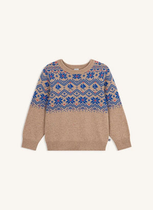 Petit Bateau - Jakarlı Yün Kazak | Bej