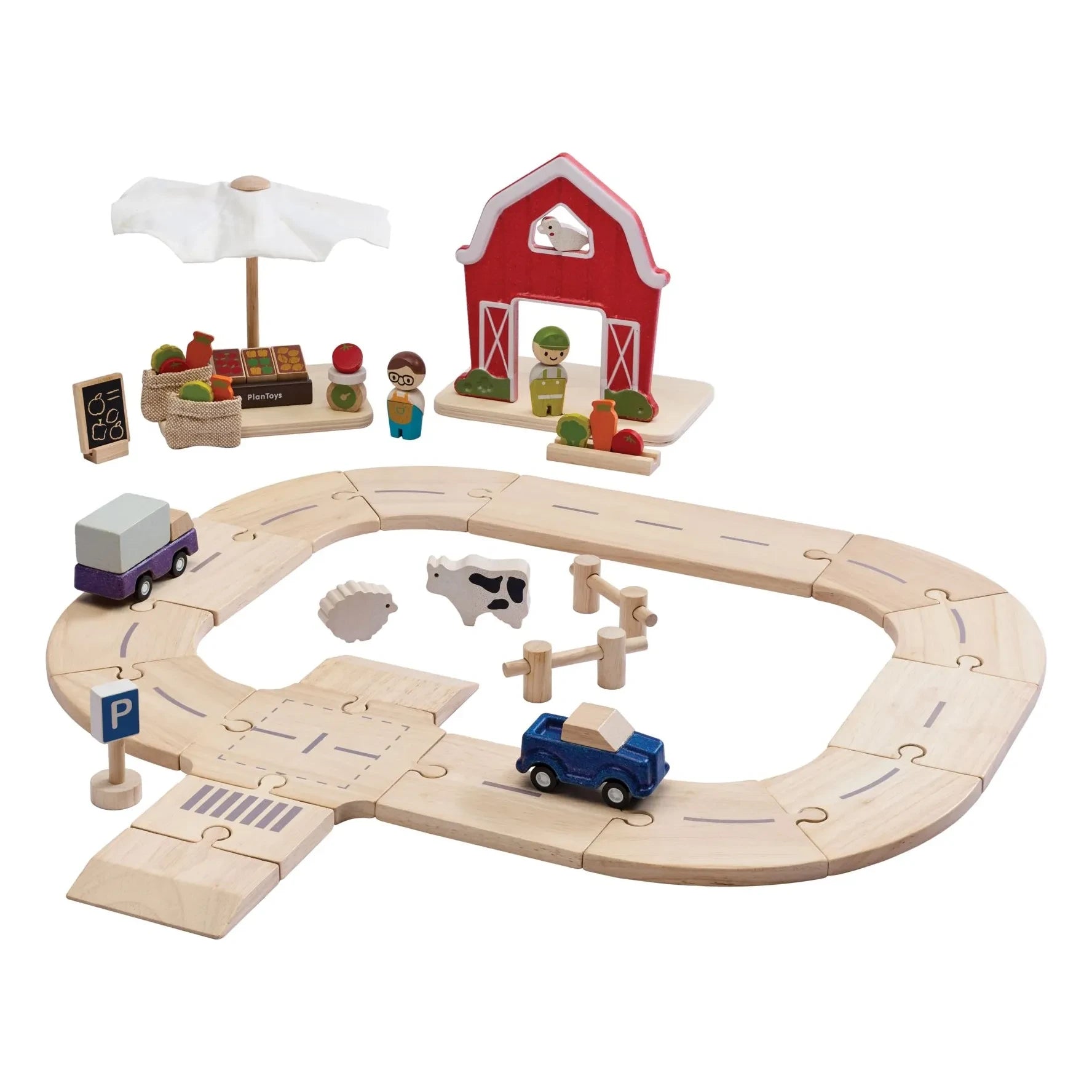Plan Toys - Plan'City - Çiftlikten Pazara Yolculuk