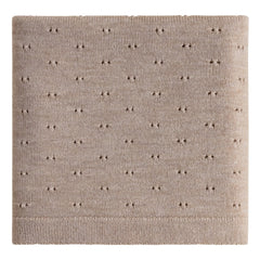 Manta Hvid - Bibi Pointelle de Lana Merino | Beige