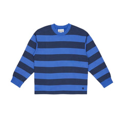 Smallable Kid - Favio Gestreiftes Sweatshirt aus Bio-Baumwolle | Elektrisches Blau