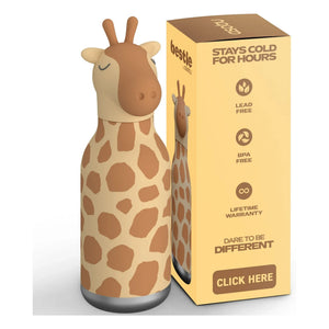 Asobu - Botella de agua de acero inoxidable Giraffe | Naranja