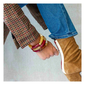 Parabaya - Sol 3 Armband | Creme