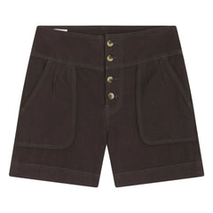 Leon & Harper - Qitu Baumwollshorts | Karbon