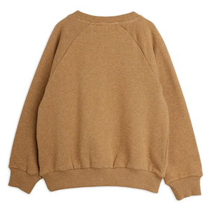 Mini Rodini - Panther Bio-Baumwoll-Sweatshirt | Braun