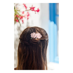 Tartine et Chocolat - 2’li Hibiskus Simli Toka Seti | Toz pembe