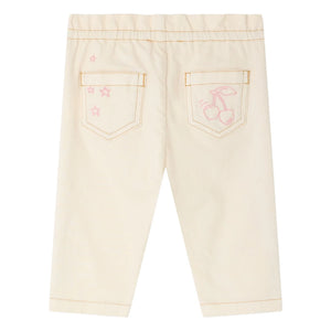 Bonpoint - Luciole organic cotton pants | Ecru