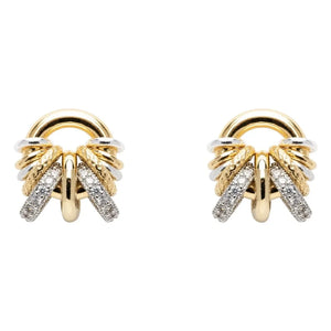 Sigal – Donut Baby Glänzende Ohrringe | Gold/Silber