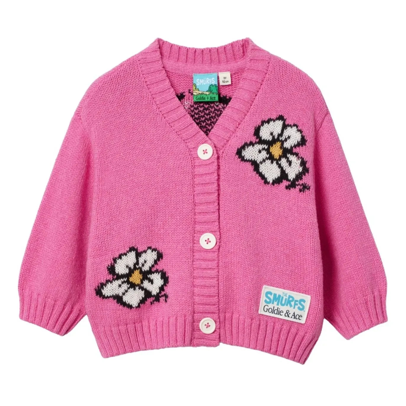 Goldie + Ace - Goldie + Ace x Schtroumpfs Cardigan | Pink