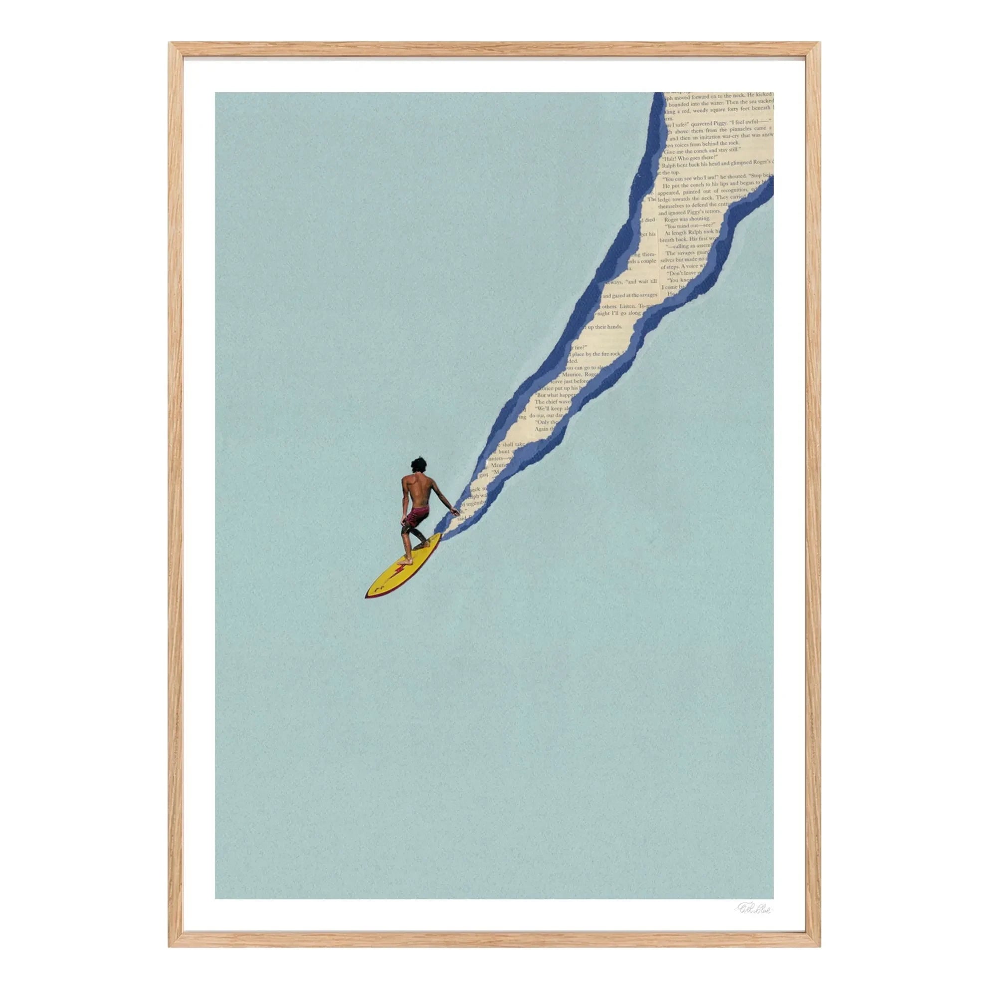 Ciel Glue - Santa Cruz poster | Açık mavi
