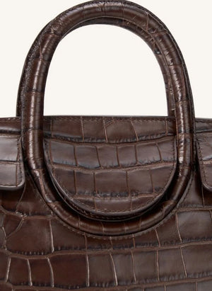 Staud - Maude Mini Carryall Çanta | Koyu Kahverengi