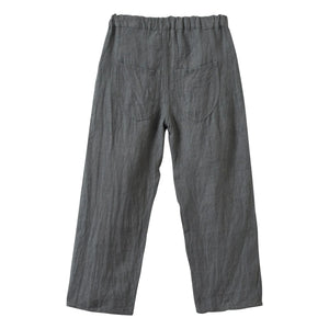 Karamell - Sullivan Leinenhose | Dunkelgrau