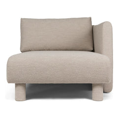 Ferm Living - Sofa Dase bouclé sağ uzanma modülü | Bej