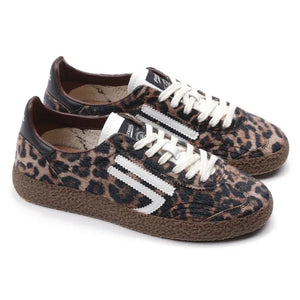 PURAAI - Zapatillas deportivas Leo Leopard | Negro