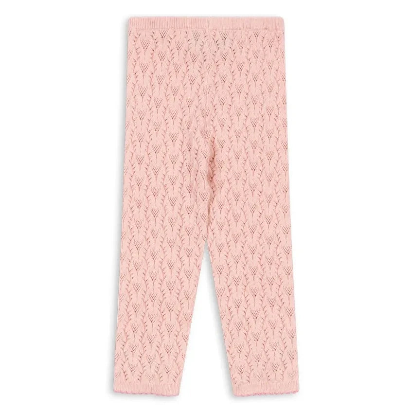 Konges Sløjd - Pantalones de punto Rosier | Rosa