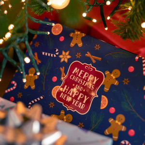 Legami - Medium Noel Gift Box - Gingerbread - Retail Box