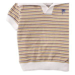 Gingersnaps - polo de rayas Nicholas | Blanco