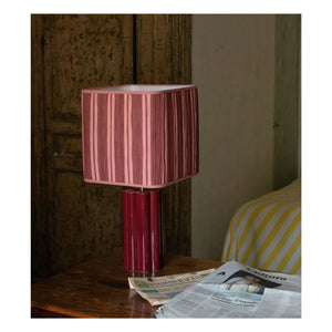 The Socialite Family - Gioia ceramic table lamp, Lisa Corti x The Socialite Family | Burgundy