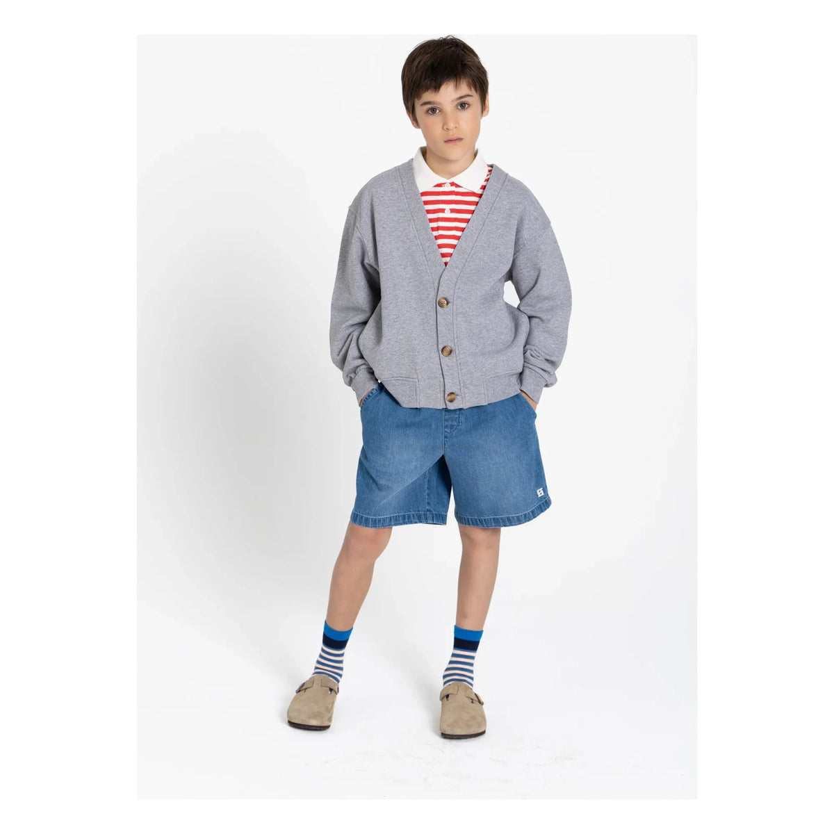 Smallable Kid - Malo Çizgili Çorap | Mavi