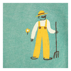 Bobo Choses - Sweat Farm Organik Pamuk | Yeşil