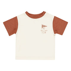Rylee + Cru - Camiseta Bateau | Marfil