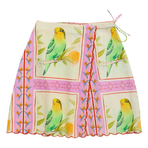 Maison Mangostan – Birds Patchwork Rock | Rosa