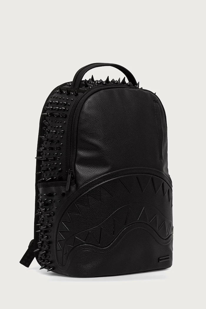 Sprayground - Black Faux Leather Backpack 910B8362NSZ