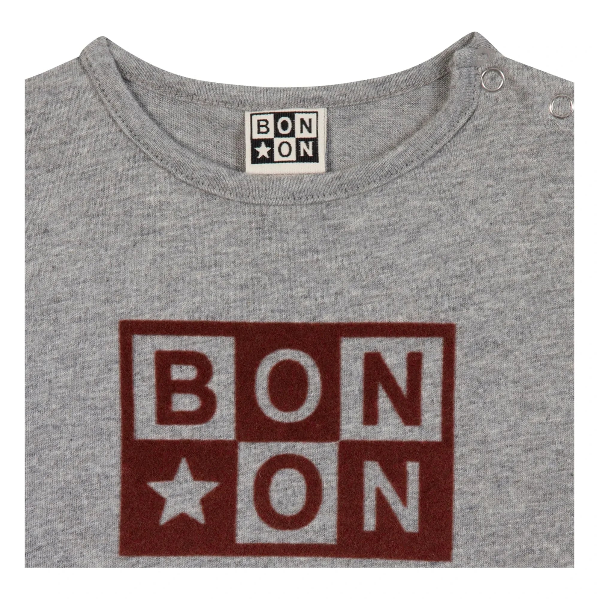 Bonton - Cab Logo Tişört | Heather grey