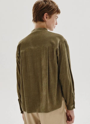 Pomandère - Camicia con taschino | Kaki