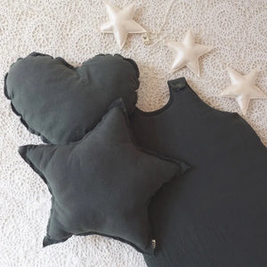 Numero 74 - Heart Pillow | Dark Grey S021
