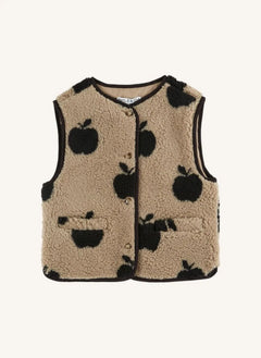 Emile et Ida - Apple Sherpa Kolsuz Ceket | Bej