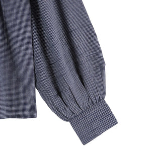 Emile et Ida - Khadi Enise Bluse | Grau