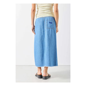 American Vintage - Izeway Falda de algodón | Azul