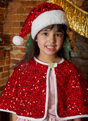 Rockahula Kids - Cape Santa Payetli | Kırmızı