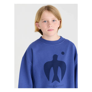 True Artist - Sweat N°7 Algodón orgánico | Azul